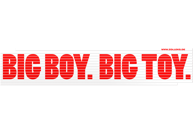 Original Zolleks Zollek: Big boy. Big toy.